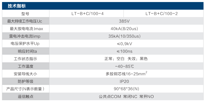 B+C复合型防雷器