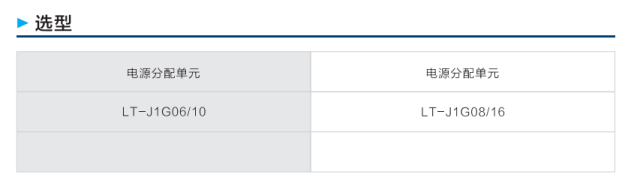 常规型电源分配单元 选型